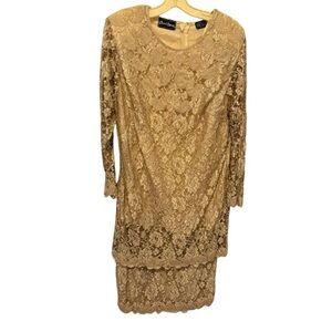 Vintage Jewel Queen Floral Lace Dress